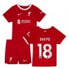 Conjunto (Camiseta+Pantalón Corto) Liverpool 2023-24 Gakpo 18 Primera Equipación - Niño